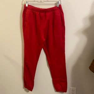 Red Joggers from Dick’s